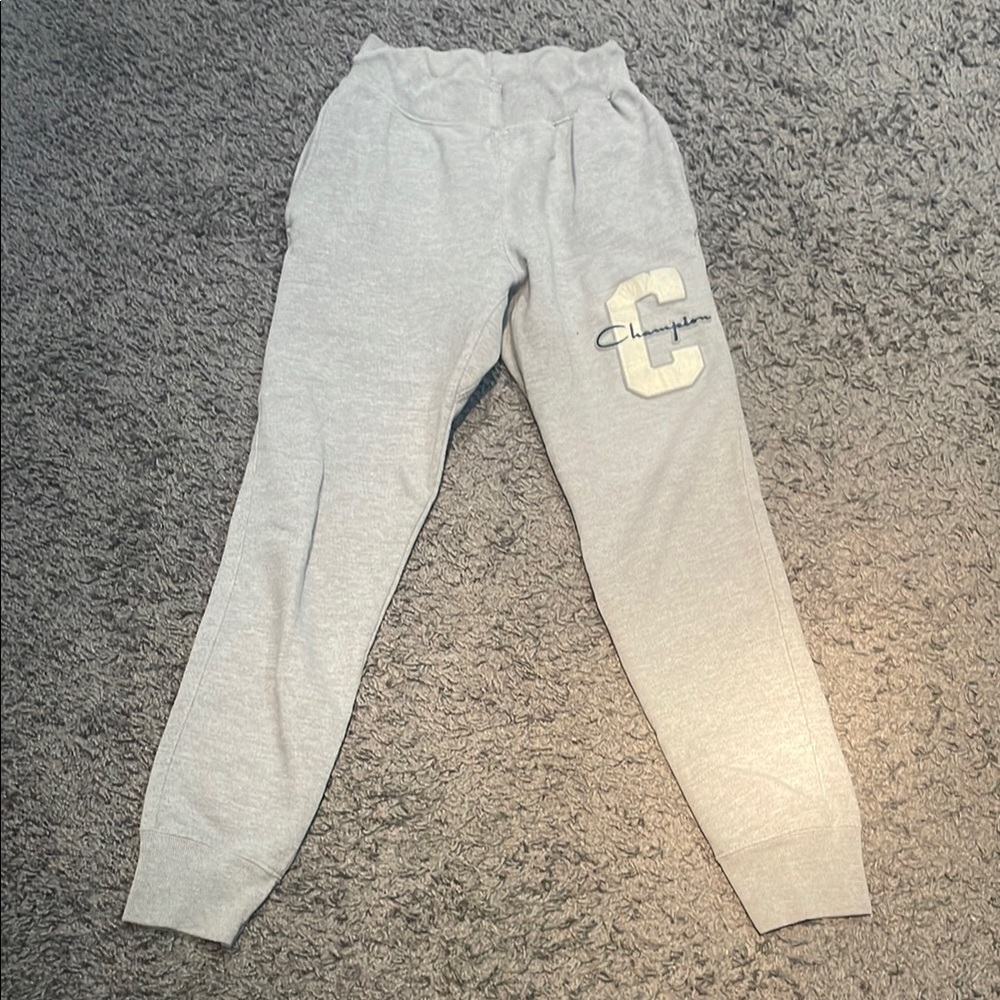 Grey champion joggers